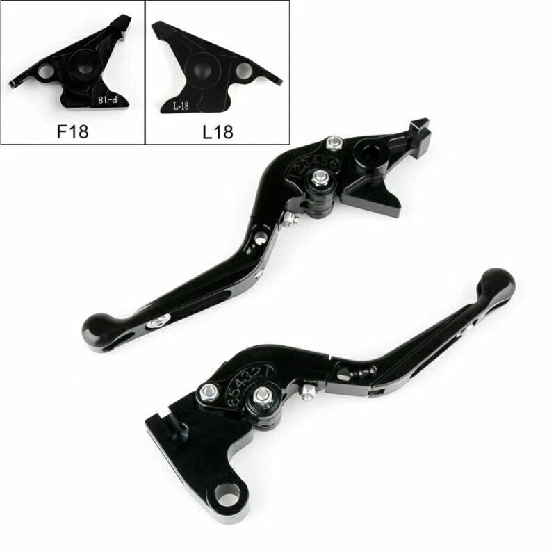 Adjustable Brake Clutch Lever for BMW C650GT (2012-2015) Black