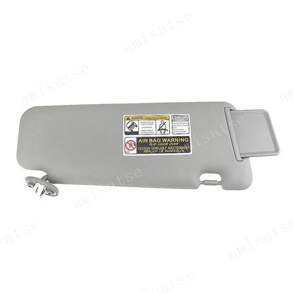 Left Driver Side Sun Visor with Vanity Light for Toyota Highlander (2008-2013)