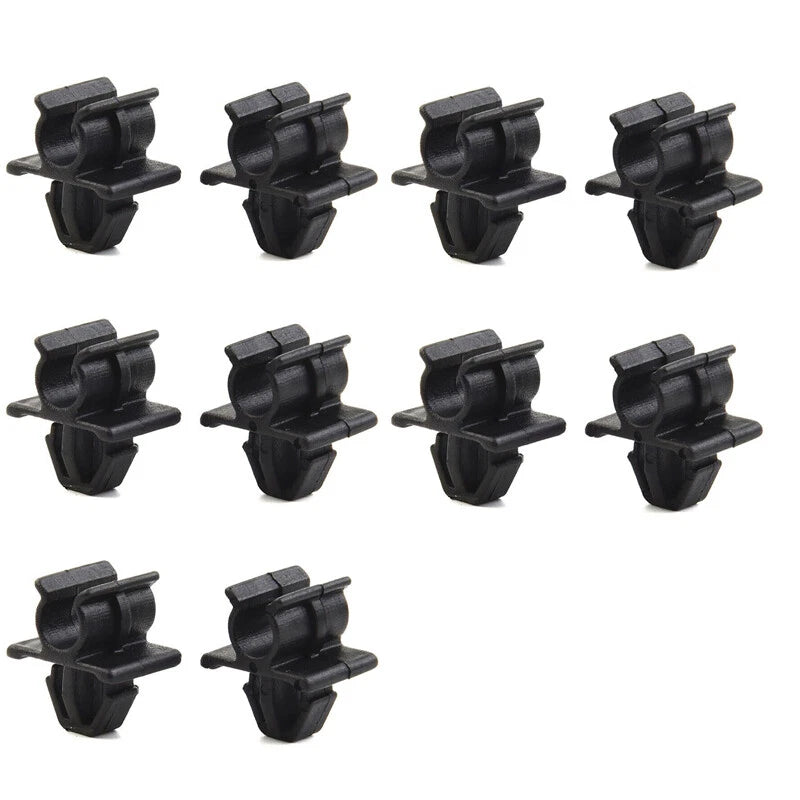 10 x Nylon Car Hood Prop Rod Support Clips for Nissan