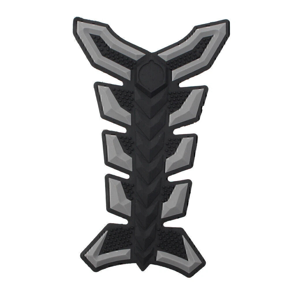 3D Decal Sticker Protector for Universal Motorcycle Grey Gas Fuel Tank Pad
