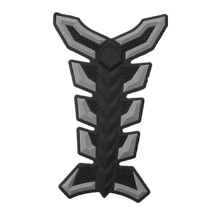 3D Decal Sticker Protector for Universal Motorcycle Grey Gas Fuel Tank Pad
