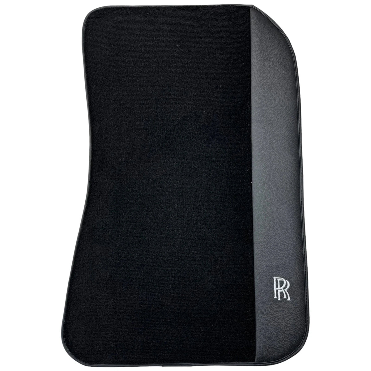 Black Floor Mats for Rolls Royce Cullinan (2018-2023) - AutoWin Leather 2 x