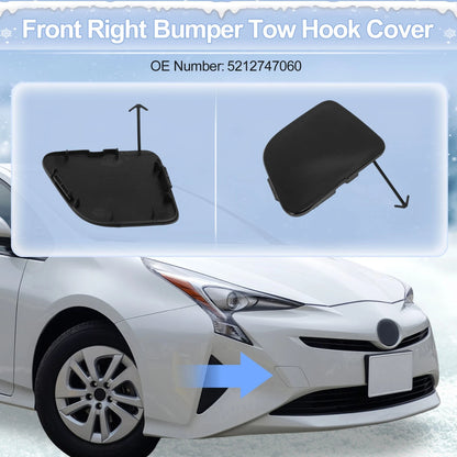 Right Front Car Tow Hook Cover Cap for Toyota Prius V (2014–2017)
