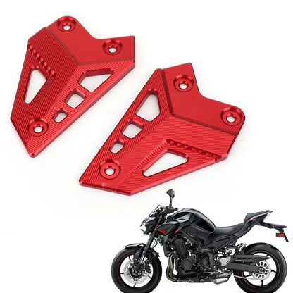 CNC Aluminum Heel Guard Set Red for Kawasaki Z900 (2017-2020)