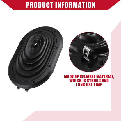 Car Gear Shifter Boot Cover for Jeep Wrangler (2007-2010) - Black