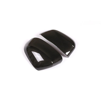 Carbon Style Wing Rearview Mirror Cover Caps Fit For BMW X3 2018-2019