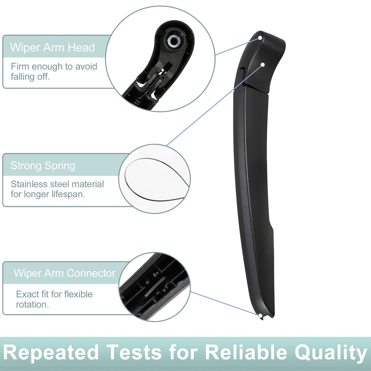 Rear Wiper Blade Arm Set for BMW X1 F48 (2015-2022)