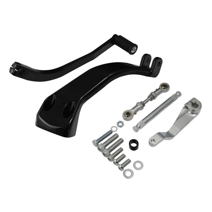 Black Mid Controls Shift Side Kit for Harley Fat Bob Sport Glide (2018-2025)