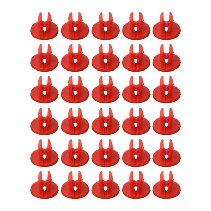 Under-Body Shield Nut Set 30 pcs Snap Red for Ford