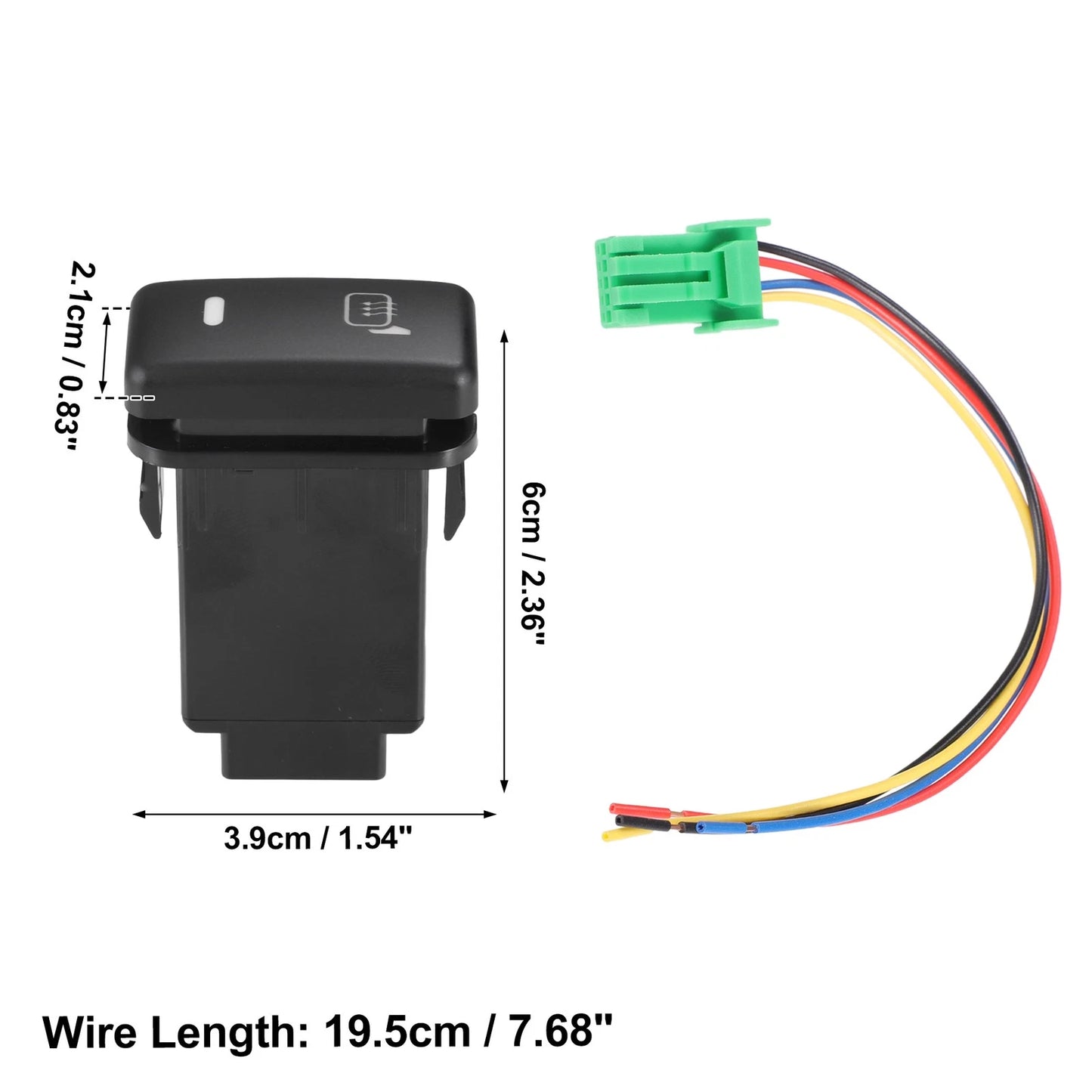 Expansion Port Switch / Rearview Mirror Heating Switch for Toyota Alphard