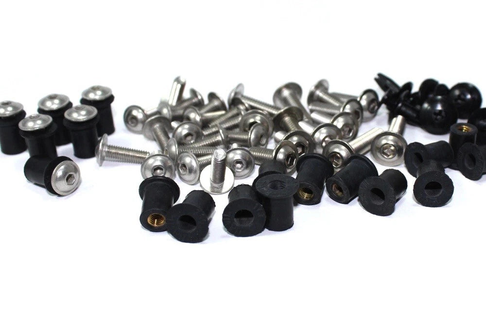 2 x Fork Head & Windshield Wellnut Bolts for Kawasaki Ninja ZX-10R (2020–2020)