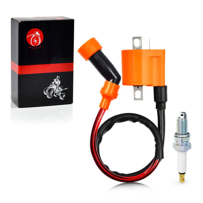 Ignition Coil & Spark Plug Kit for Yamaha Raptor YFM350R/Warrior YFM350X