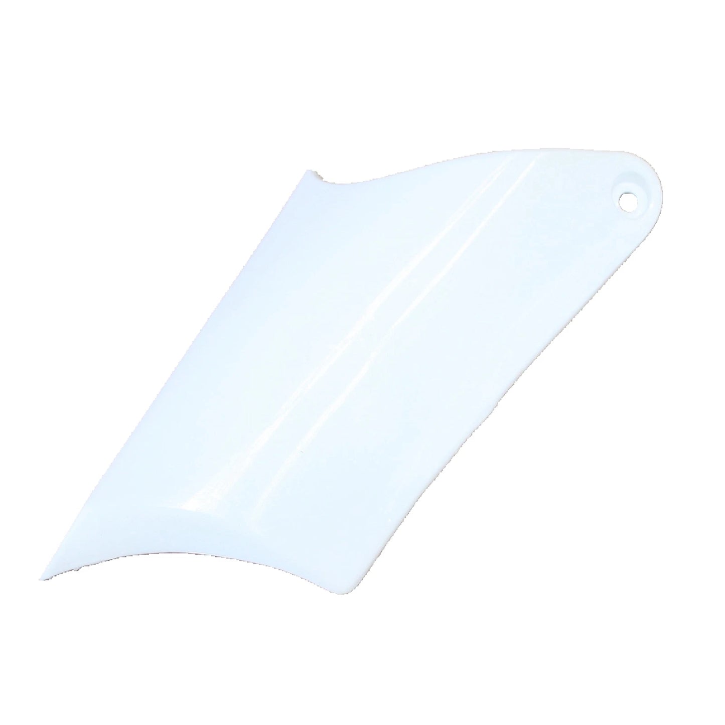White Plastic Rear Left Side Number Guard Fender for Apollo Orion Pit Pro