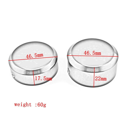 Chrome Rear Wheel Axle Nut Covers for Harley Sportster S 1250 (2021-2023)