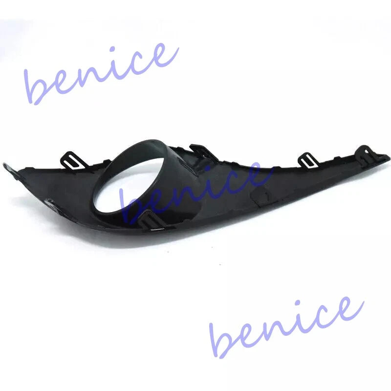 Black Pair Front Bumper Fog Lamp covers Grille for Toyota Highlander (2012–2014)