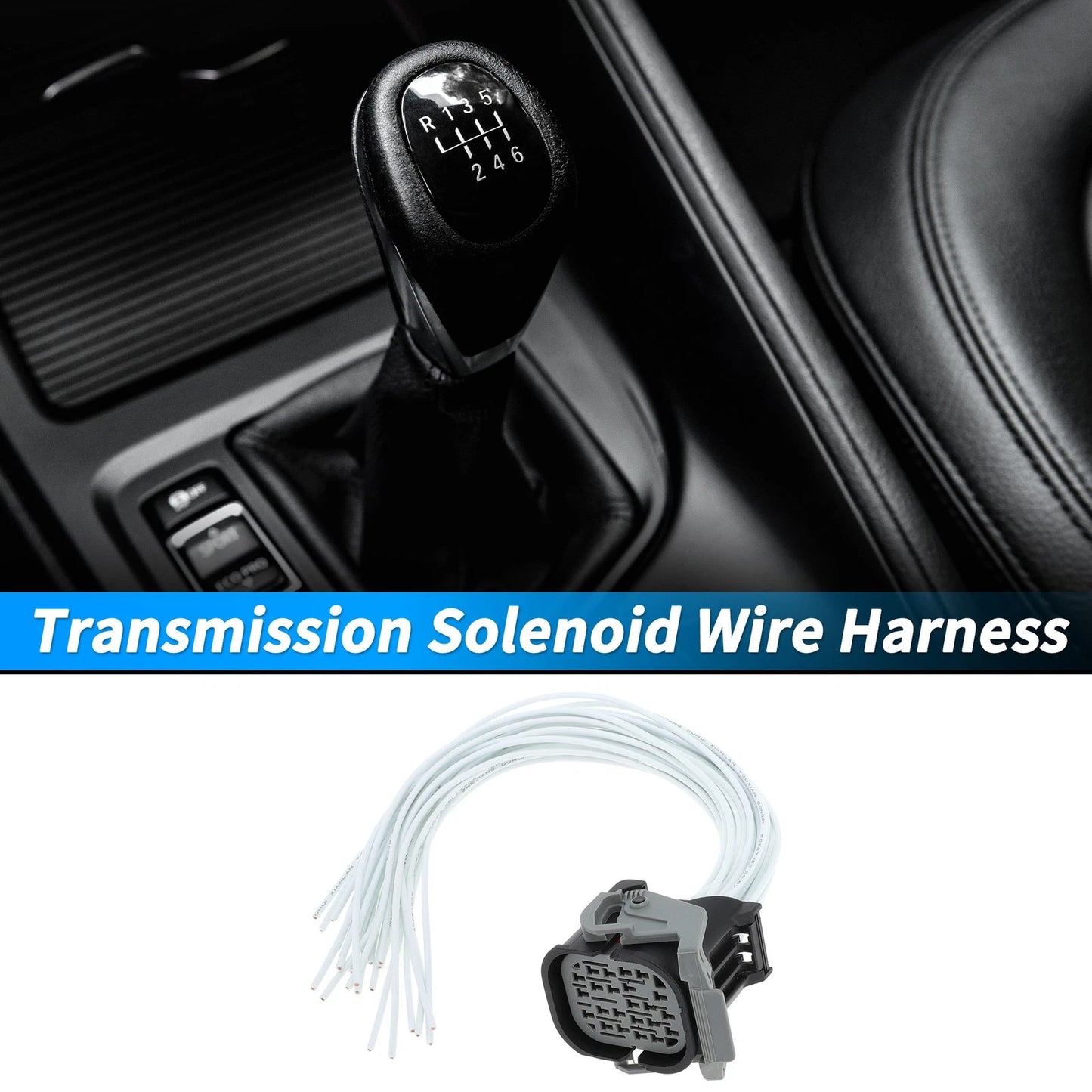 Connector Pigtail Wiring Harness for 68RFE 45RFE 62TE (2007-2018)