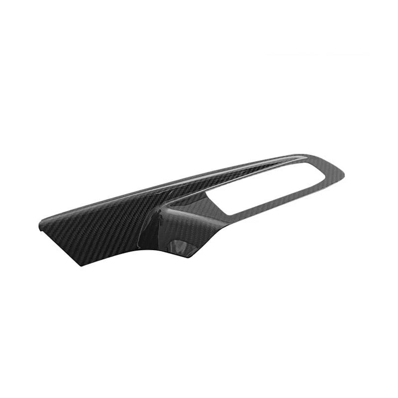 Dry Carbon Fiber Window Lift Switch Panel Cover Trim for Corvette C8 2020-2023