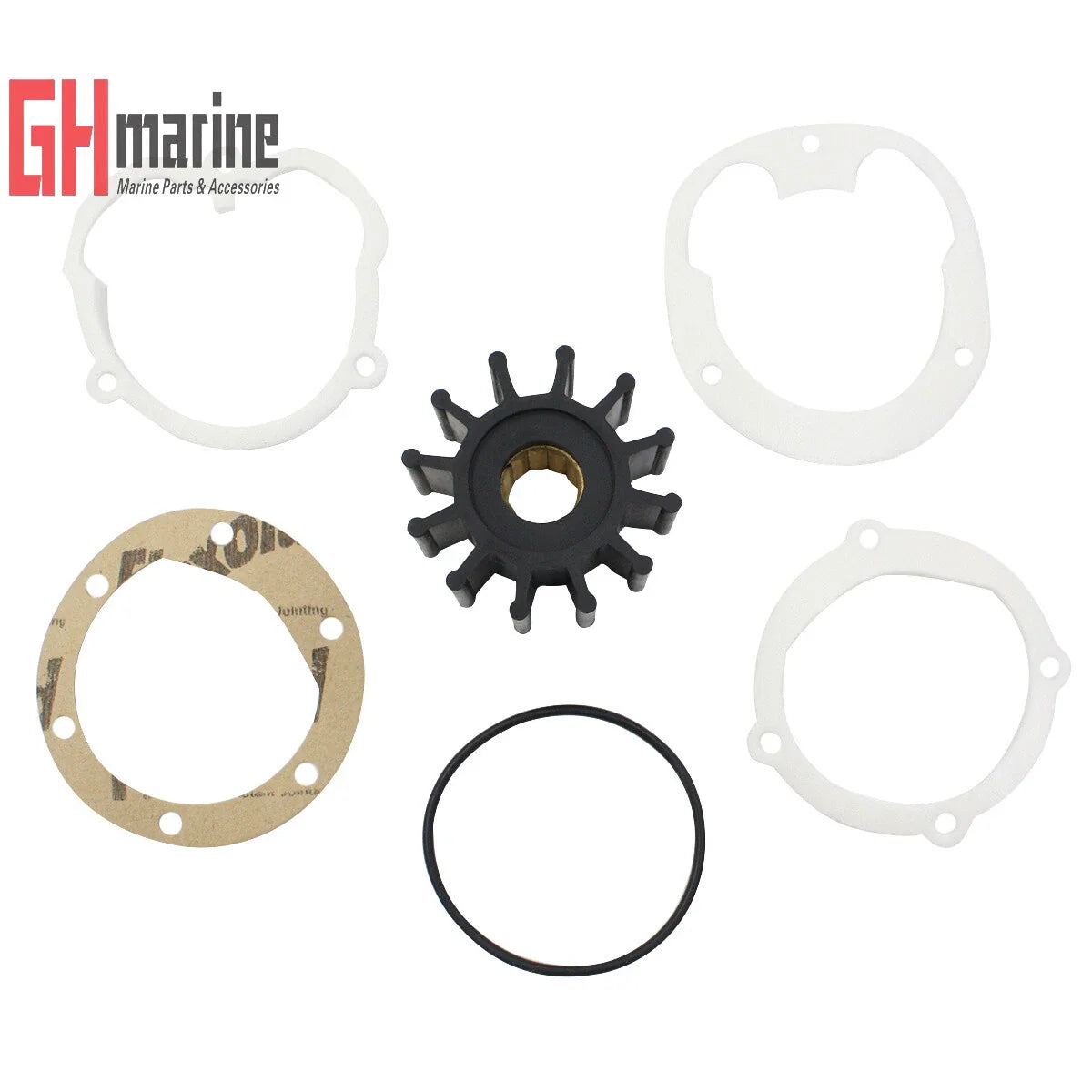 Flexible Impeller for VOLVO PENTA AQ 180, MB 36B, MD 22 Inboard