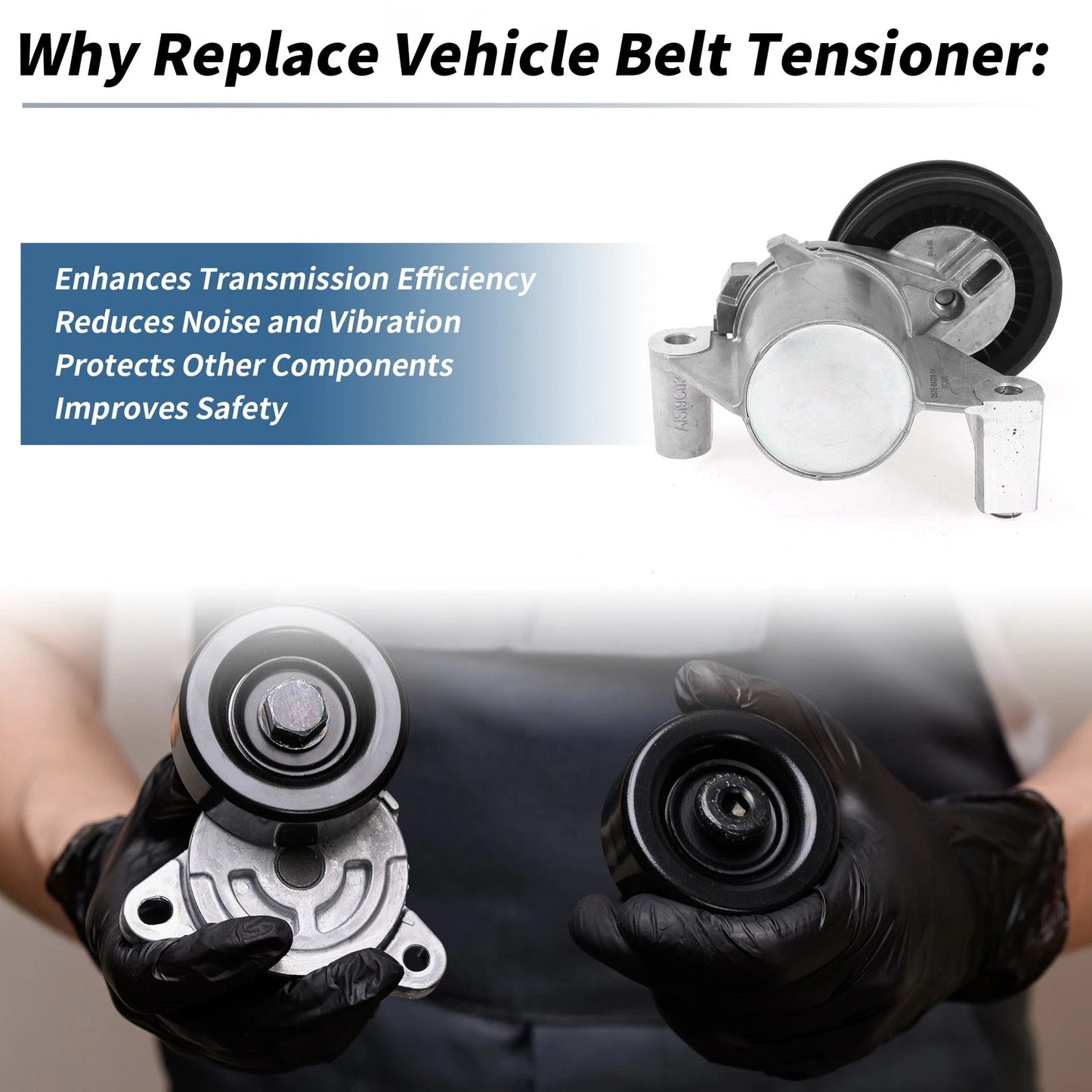 Belt Tensioner for Ford Mustang 2014-2022 - Metal 1 x Unit