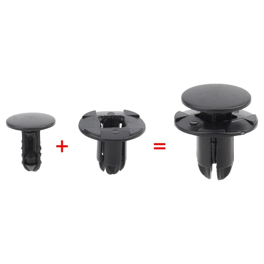 2 x Front Bumper Push Clips Rivets Fastener for Hyundai