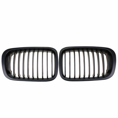 Matte Black Kidney Grille for BMW E46 320i 323i 325i 328i 330i (1998-2001)