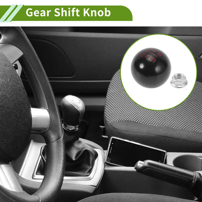 5 Speed Manual Gear Shift Knob for Honda Accord (1990-1997) Black Aluminum