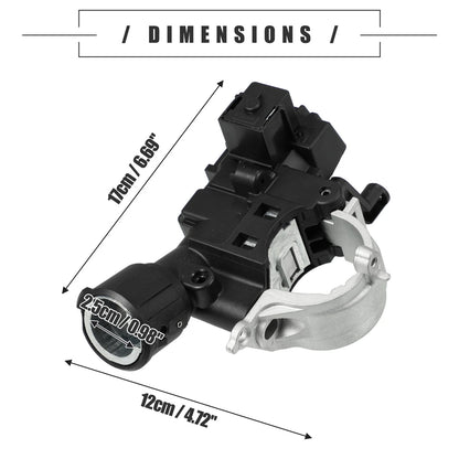 Ignition Switch Lock Cylinder for Ford Escape 2008 (2008) - ABS Metal, 1 Set