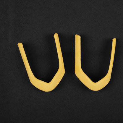 2 x Yellow Leather Steering Wheel Covers for BMW F20 F22 F30 F32 F10 F06 (2011-2020)