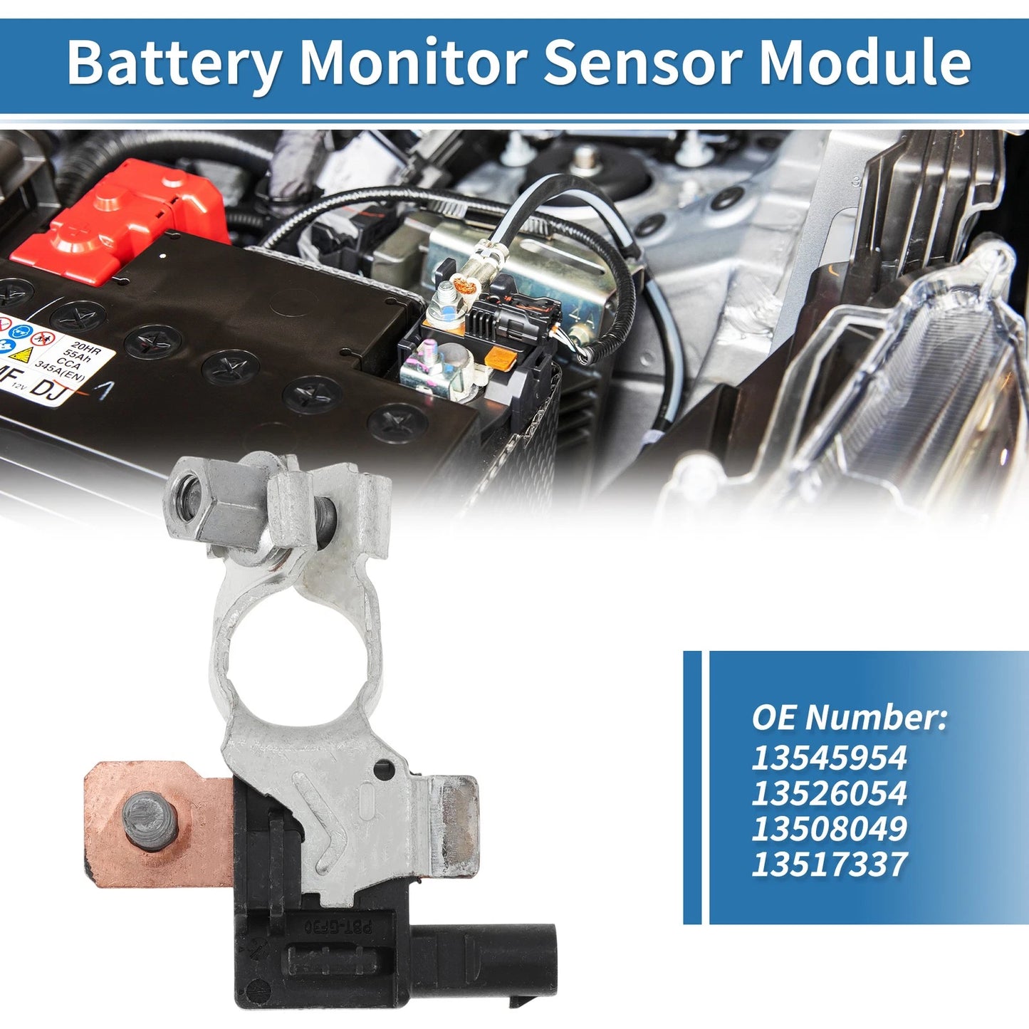 Battery Sensor Monitor Module for Chevrolet Malibu (2018 - 2025)