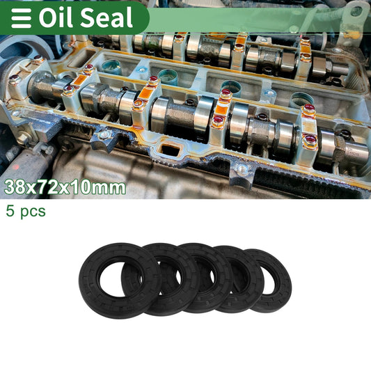 Oil Seal 38x72x10mm Seal Ring Rotary Shaft Seal NBR Rubber for Vehicle