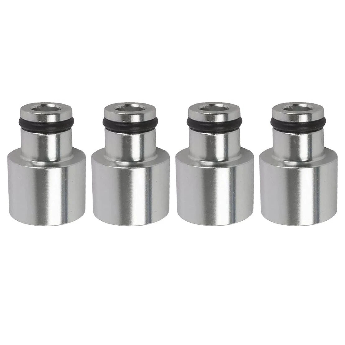 4x Fuel Injector Top Hat Adapter for Honda Civic Acura B16 B18 D16Z D16Y