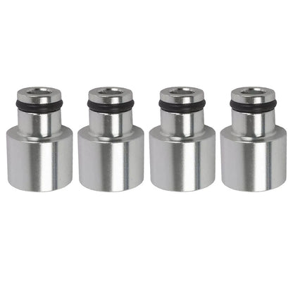 4x Fuel Injector Top Hat Adapter for Honda Civic Acura B16 B18 D16Z D16Y