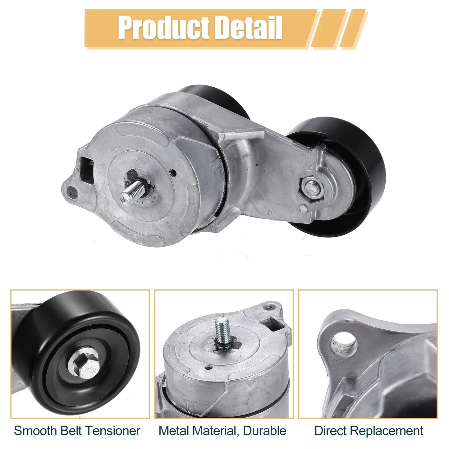 Drive Belt Tensioner Pulley for Acura MDX TL, Honda Accord, Pilot