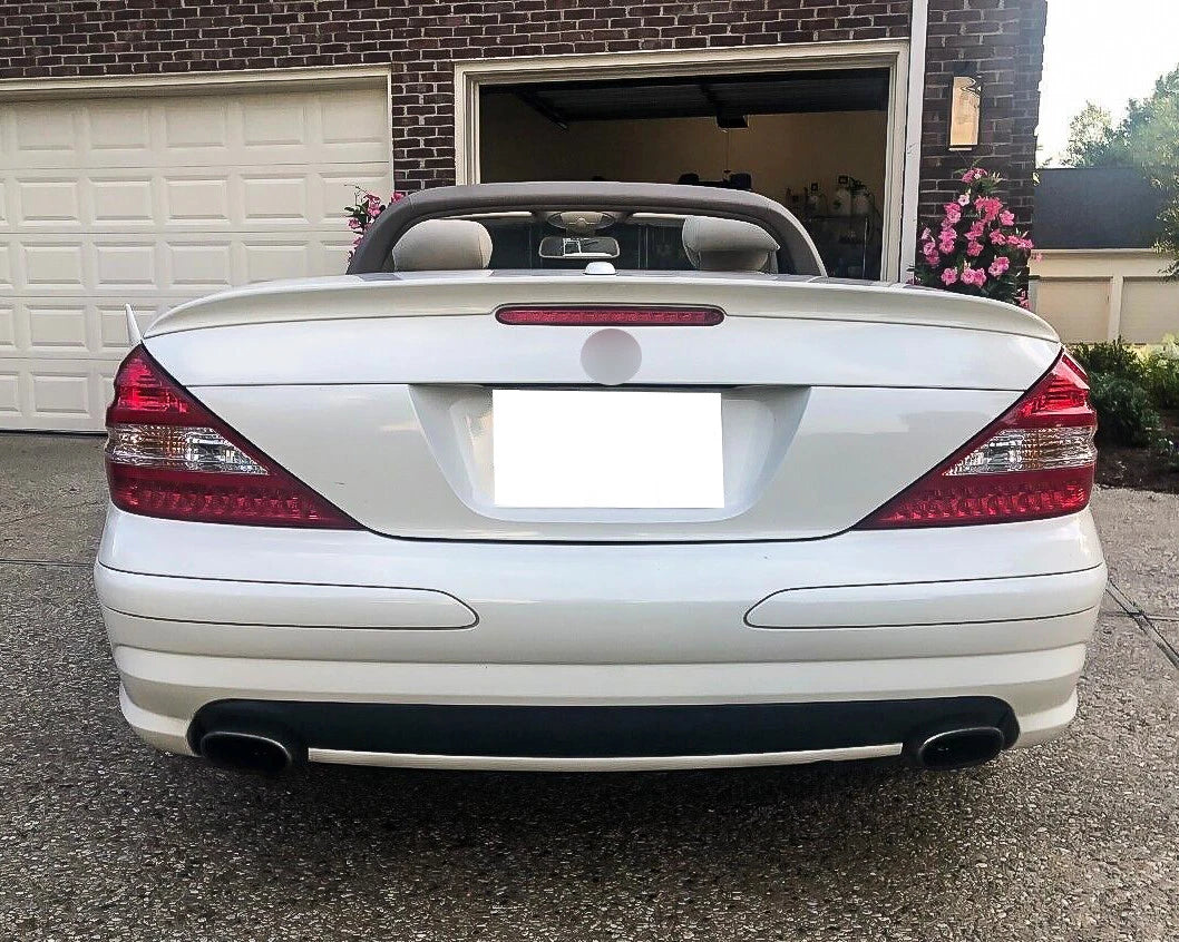 755 Steel Gray ABS Rear Boot Spoiler for Mercedes Benz SL Class (2002-2012)