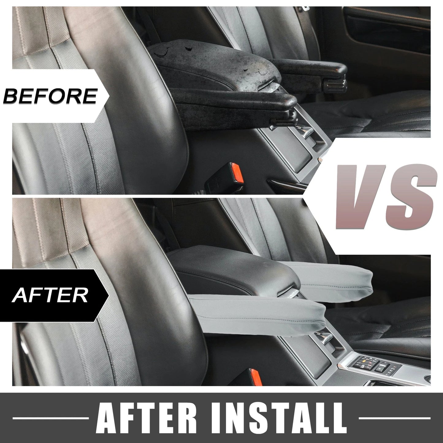 Armrest Covers for Honda Odyssey (2000-2011) Gray