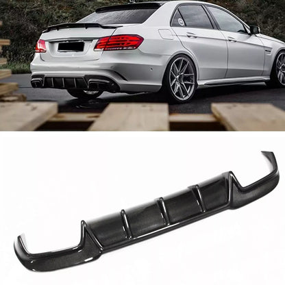 Rear Bumper Diffuser Lip for Benz W212 E63 AMG (2013-2016)