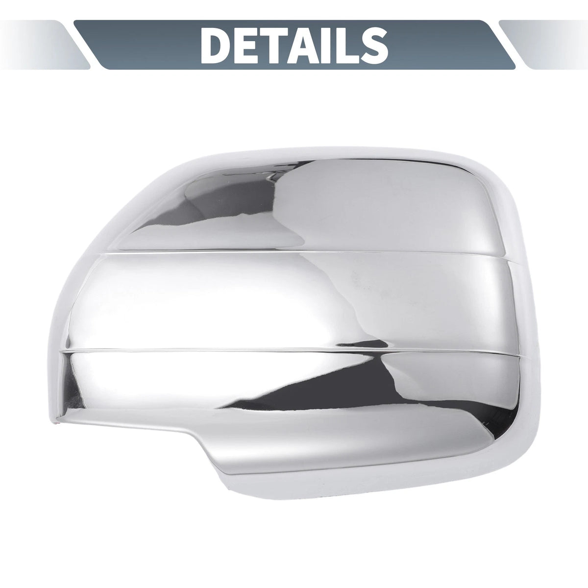 Chrome Plated Rearview Mirror Cap Overlay for Lexus Toyota Land Cruiser