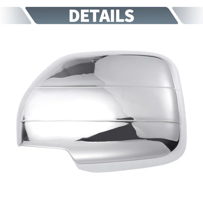 Chrome Plated Rearview Mirror Cap Overlay for Lexus Toyota Land Cruiser