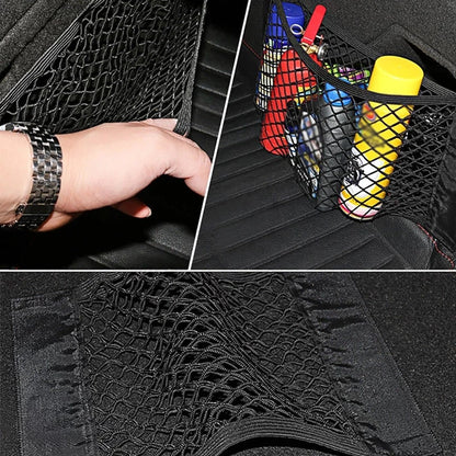 Large Trunk Bag Car Storage Net Mesh Organizer Pouch