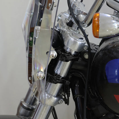 4 x 49mm Windshield Clamps for Harley Breakout FXBRS, Street Bob (2018-2024)