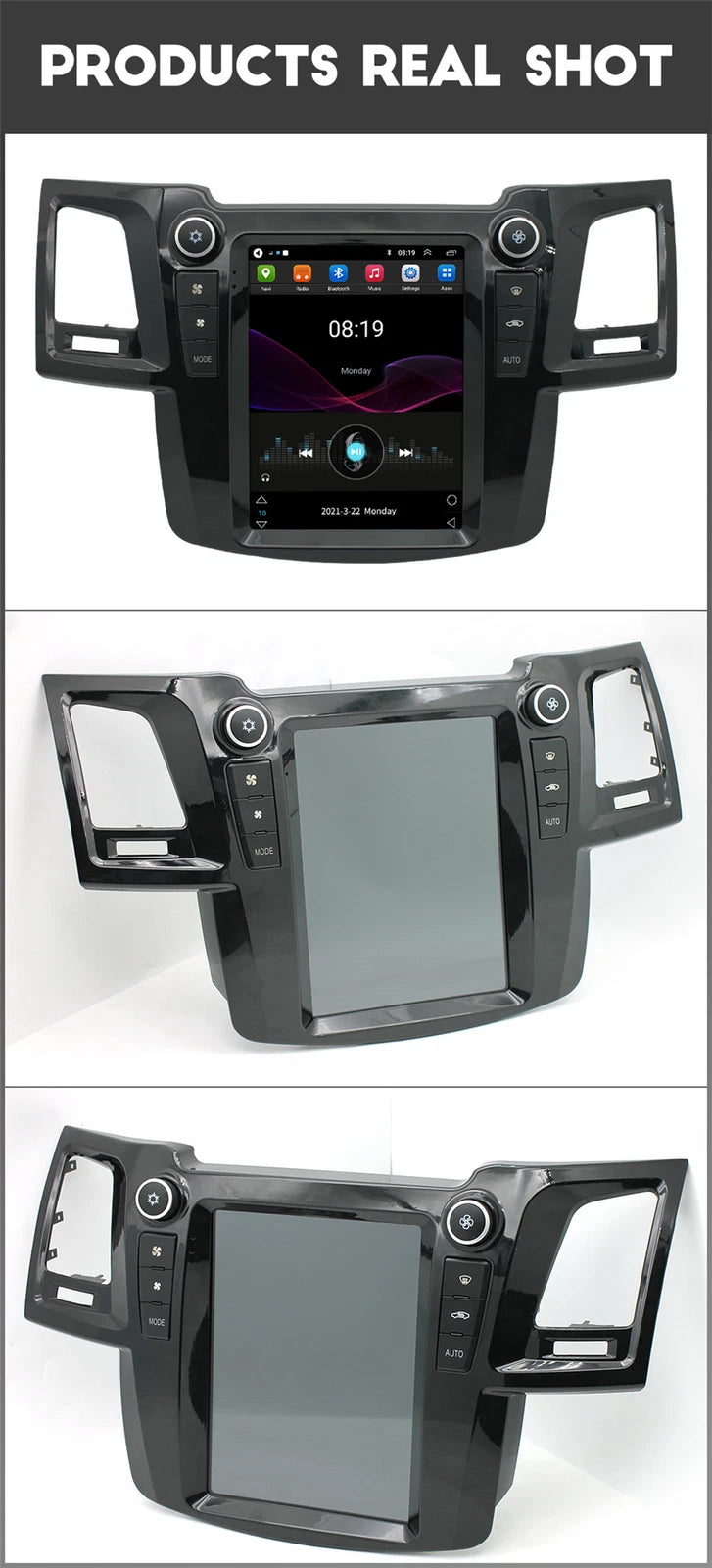 9.7'' Android Stereo Radio GPS for Toyota Fortuner, Hilux (2005-2015)