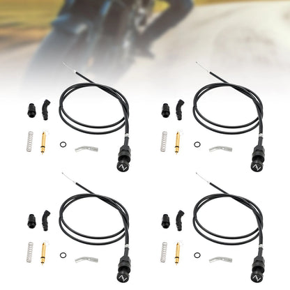 4x Carburetor Choke Cable Piston Kit for Honda Rancher TRX350 (2000-2006)