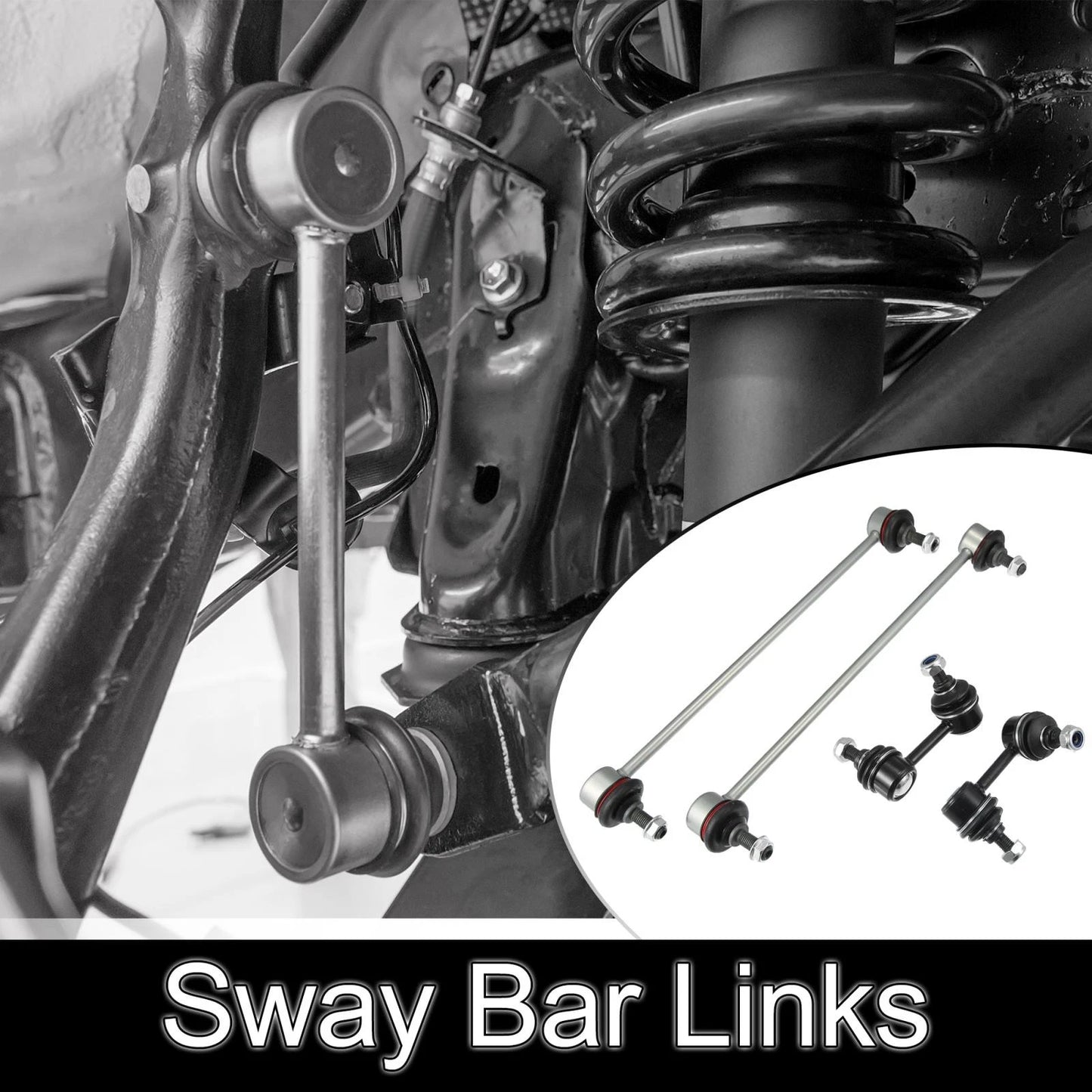 4 x Front Sway Bar Link Stabilizer Kit for Honda Civic (2012-2015)