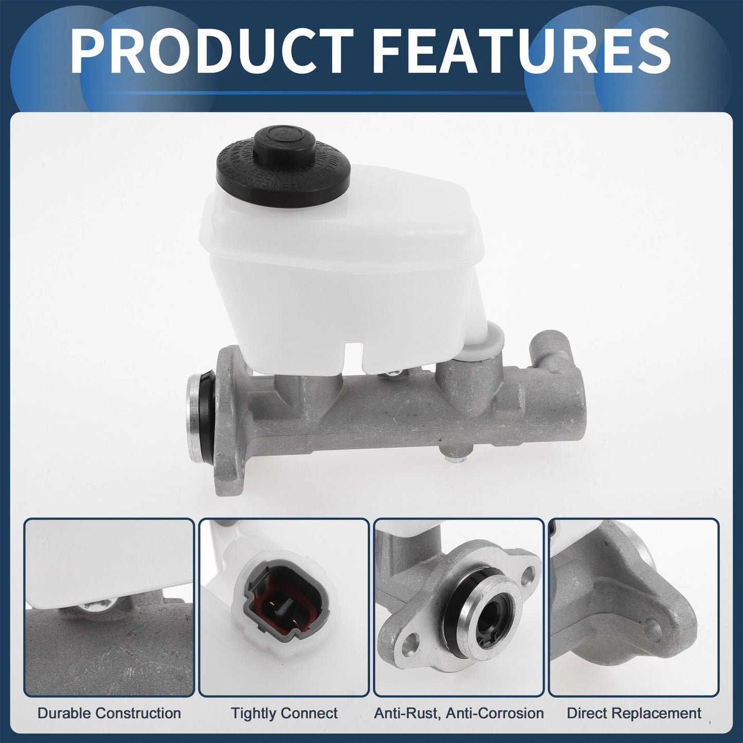 Brake Master Cylinder with Reservoir for Toyota Hilux V Pickup (2005-2015)
