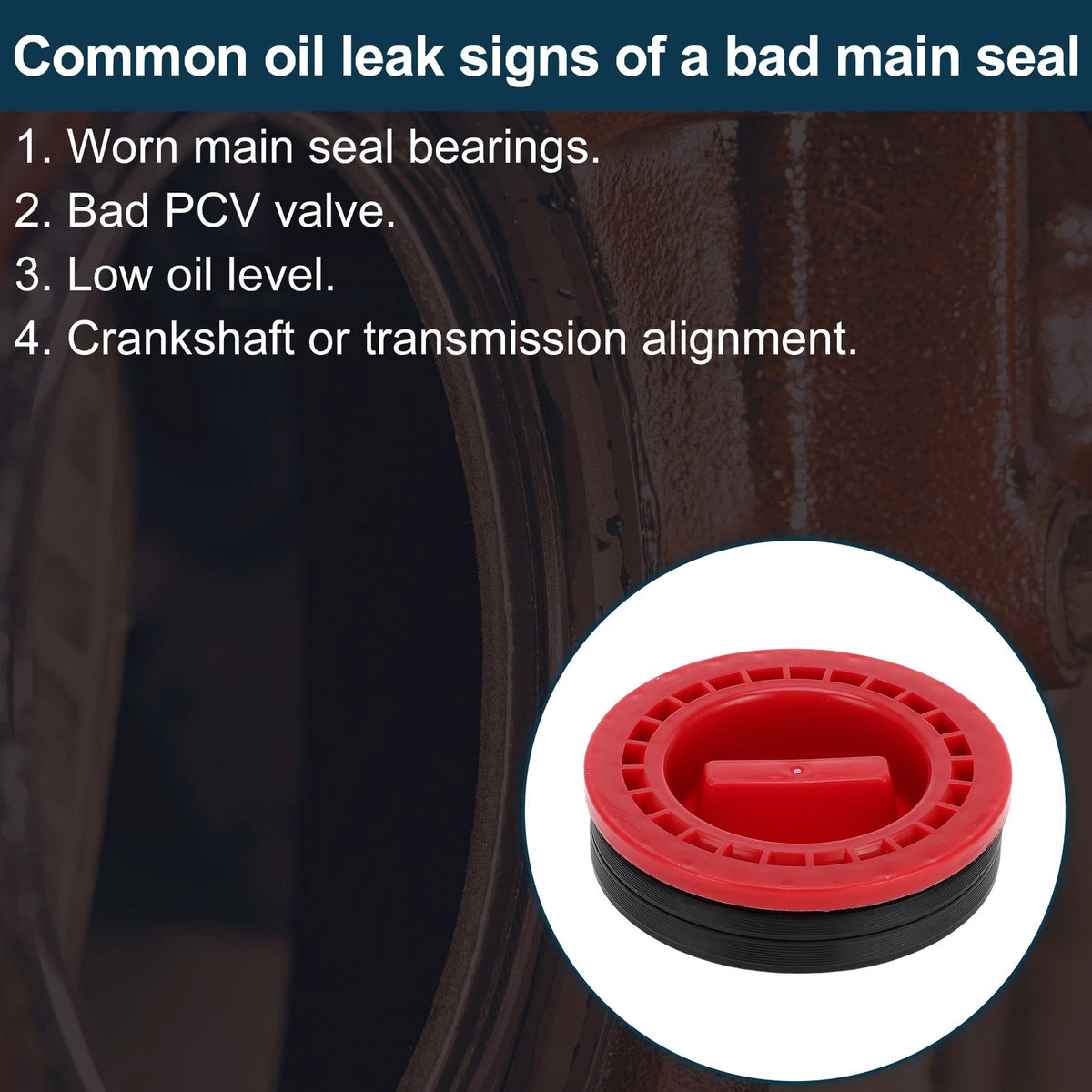 Front Crankshaft Oil Seal for Land Rover LR3, Range Rover (2005-2009)