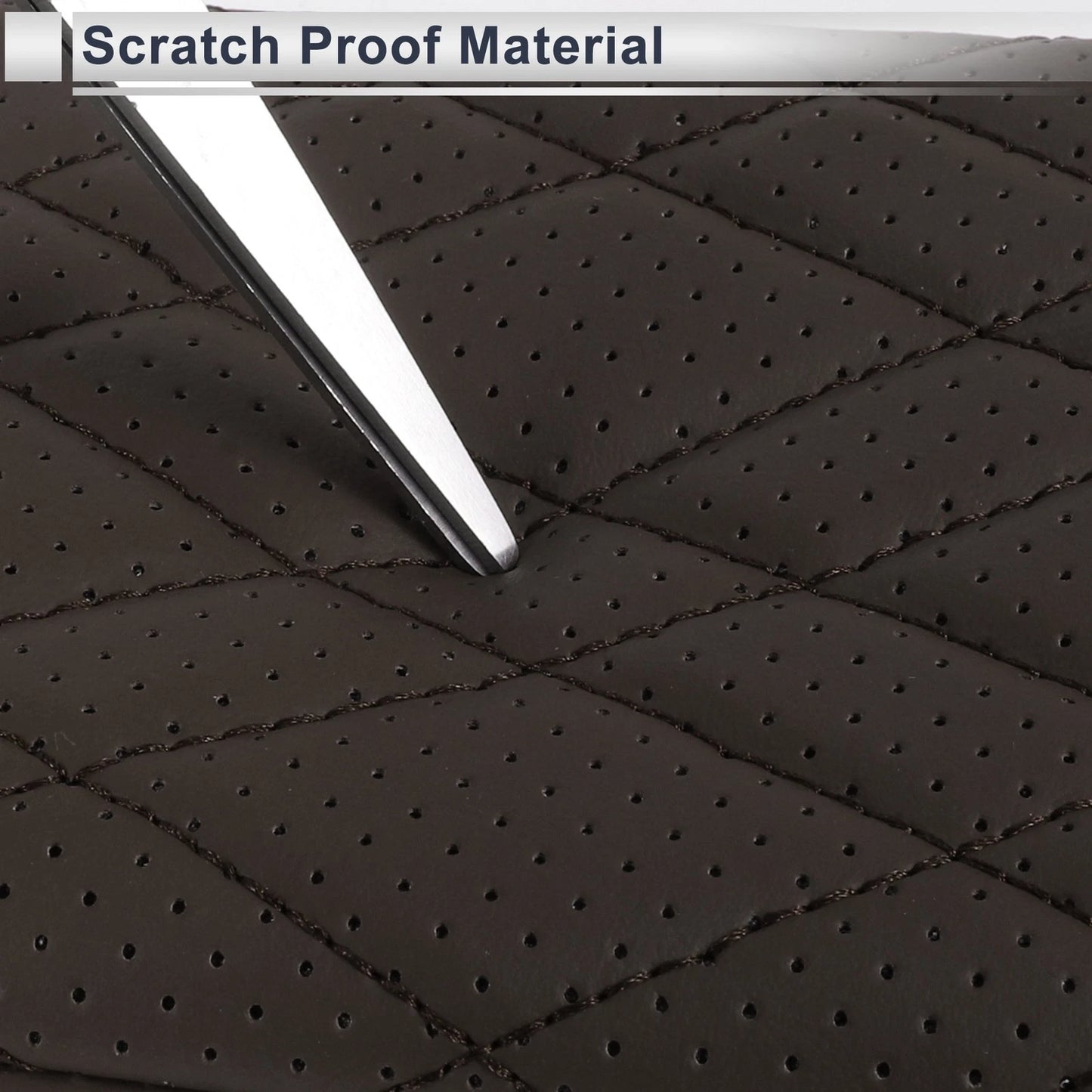 Car Center Console Cover for BMW X5 (2014-2018) - Deep Brown, 1 Pair
