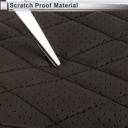 Car Center Console Cover for BMW X5 (2014-2018) - Deep Brown, 1 Pair