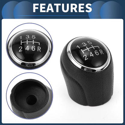 6 Speed Manual Gear Shift Knob for Suzuki SX4 S-Cross (2016-2021) Black