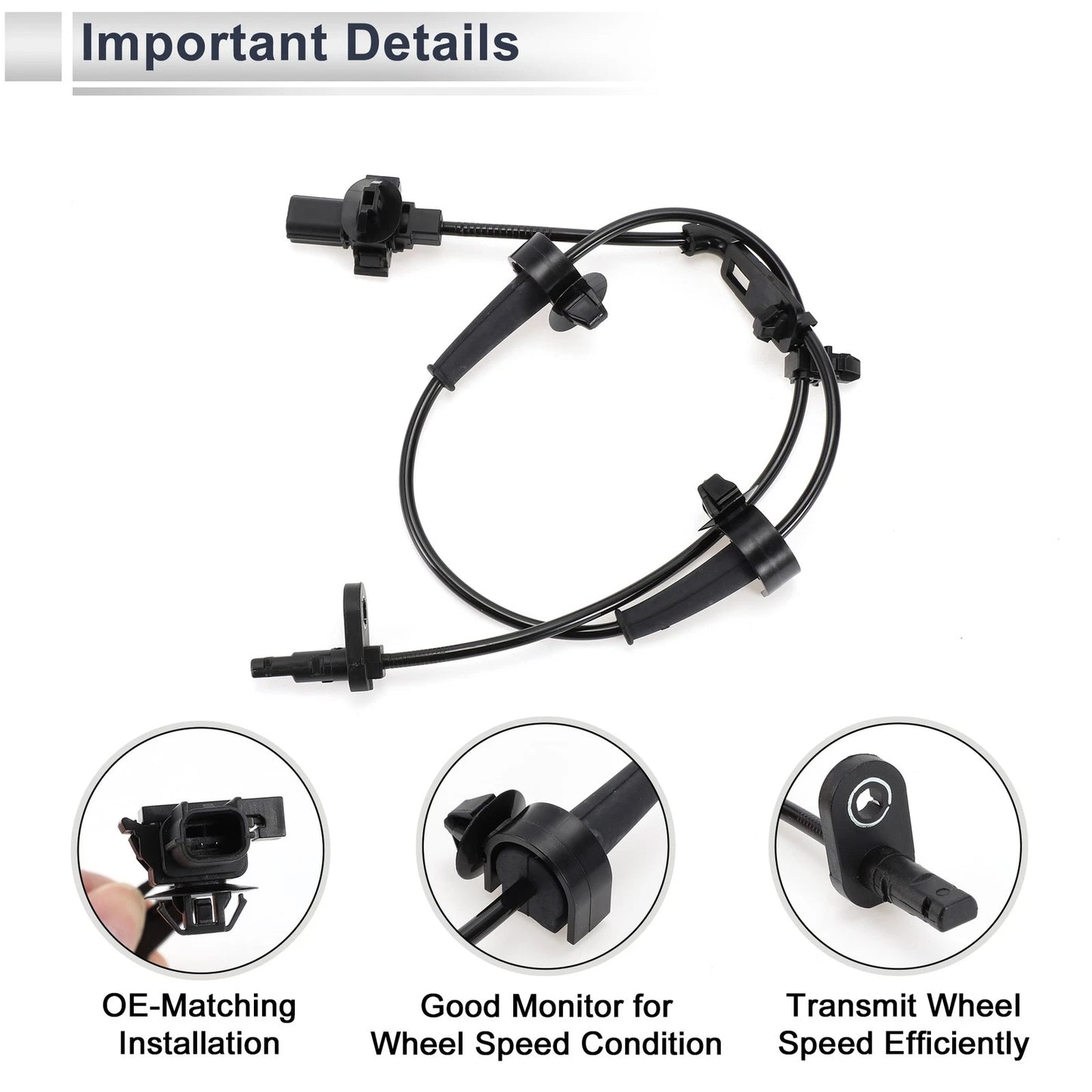 ABS Wheel Speed Sensor for Honda Civic EX LX (2001-2005)