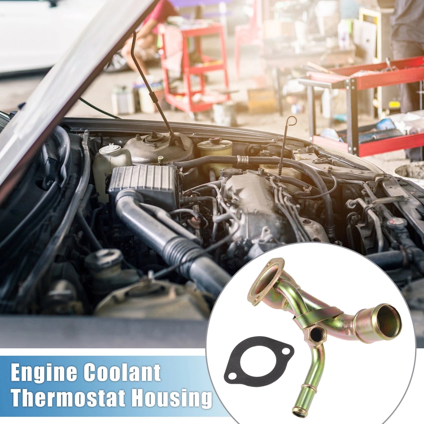 Engine Coolant Thermostat Housing for Mazda B2300 (1994-1997)